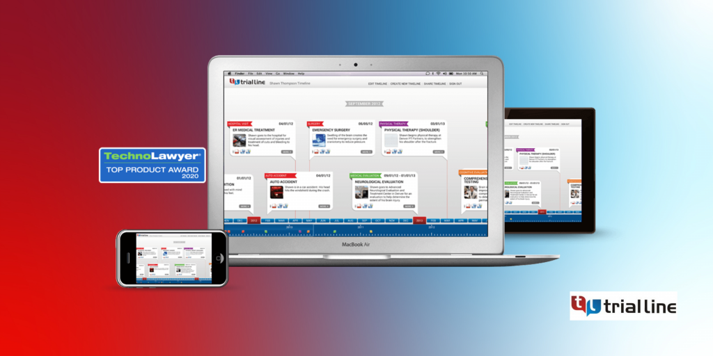 TrialLine is legal timeline software that can help legal professionals track deadlines and organize documents and paper work in limited jurisdiction cases.