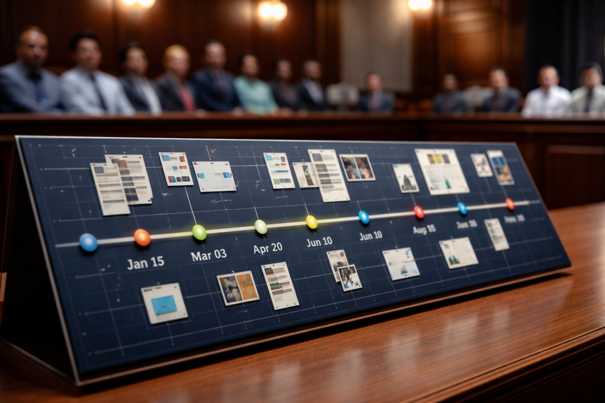 How Strong Timelines Improve Jury Comprehension